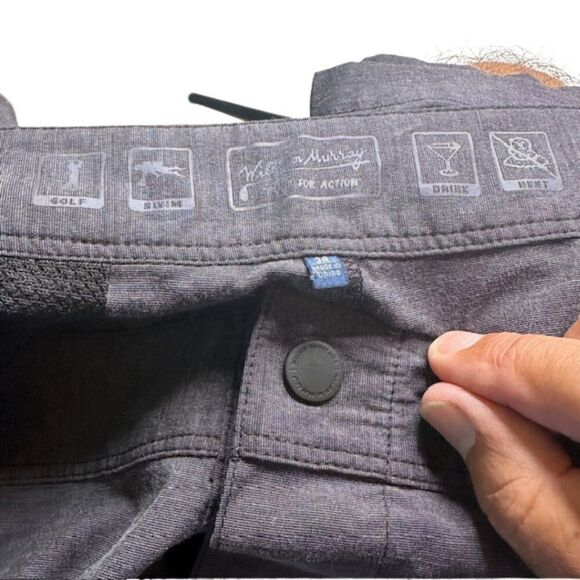 William Murray Gunmetal Gray Outdoor Activity Shorts in Size 38W x 6" IS - Picture 3 of 7